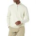 Men's Clothing Stylish Half-Zip Knit Sweater - Autumn & Winter Slim Fit Casual Pullover With Stand Collar (White, Light Gray, Dark Gray, Black)_viptrois.com