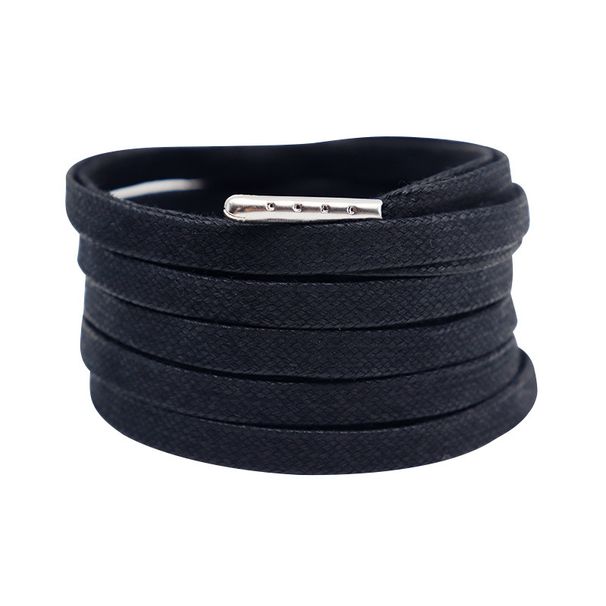 Shoe LACES Fit Casual Leather Shoes Board Shoes Canvas Shoes 7mm Flat Cotton Wax Belt Shoe Accessories_viptrois.com