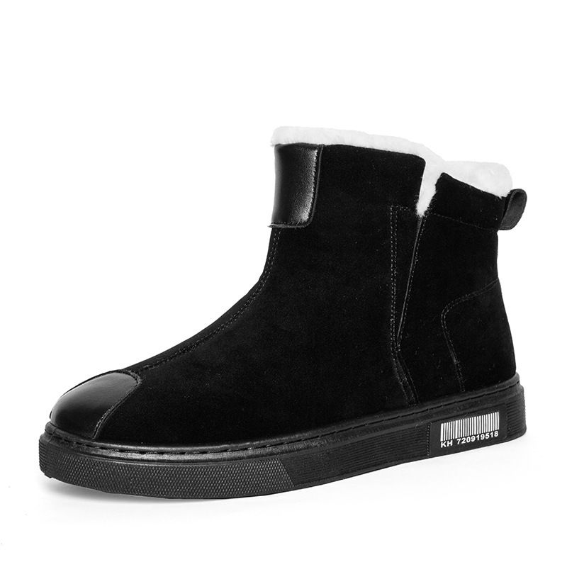 Men's Big & Tall Winter Snow Boots | Waterproof Insulated Mid-Calf Arctic Boots With Ankle Support_viptrois.com