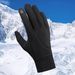Drivedirect 1 Pair Snow Gloves Warm Thermal Comfortable to Wear Shock-Absorbing Touch-screen Friendly Cycling Gloves for Sport_viptrois.com
