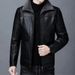 Autumn And Winter Styles With Plush And Thick Leather Jacket, High Collar For Warmth And Fashion, Versatile For Daily Use_viptrois.com