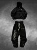 Men's Clothing Embroidered Hooded Sweatshirt And Double-waisted Sweatpants, Street Style, Spring 2026 New Collection._viptrois.com