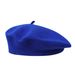 Woolen For Women Candy Color Autumn Winter Wool Knitted Korean Version Beret British Style Painter Hat_viptrois.com