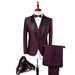 Men's Clothing new men's business casual suit suit male wedding officiant dress hall large size three piece suit male_viptrois.com