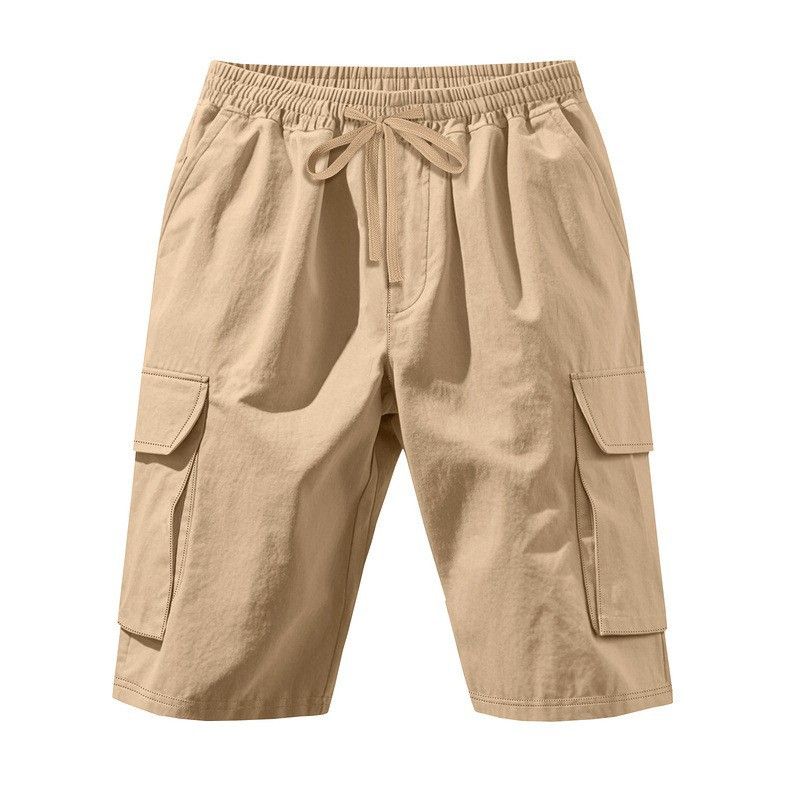 Men's Tactical Cargo Shorts – Outdoor Military-Inspired Workout Shorts With Multiple Pockets – Stretch Polyester Beach & Hiking Shorts_viptrois.com
