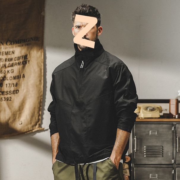 Stormtrooper Jacket Men's Spring And Autumn Standing Collar Loose City Outdoor Workwear Jacket Men_viptrois.com