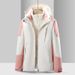 Outdoor Jacket For Men And Women, New Three-in-One 0.05kg Piece Set, Windproof, Waterproof, Skiing, Mountaineering_viptrois.com