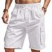 Men's Tactical Cargo Shorts – Outdoor Military-Inspired Workout Shorts With Multiple Pockets – Stretch Polyester Beach & Hiking Shorts_viptrois.com