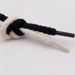 Shoelaces Fashion Round Solid Black Solid Bold Classic Polyester Cotton 7mm Mountaineering Sports Shoes With Rope_viptrois.com