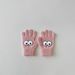 children's gloves autumn and winter ins style boys and girls separate fingers warm wool knitted five finger baby gloves_viptrois.com