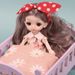 Foreign Trade Wooden Doll Bed Princess Bed Role Play Wooden Baby Cradle Bed Children's Play House Toy Set_viptrois.com