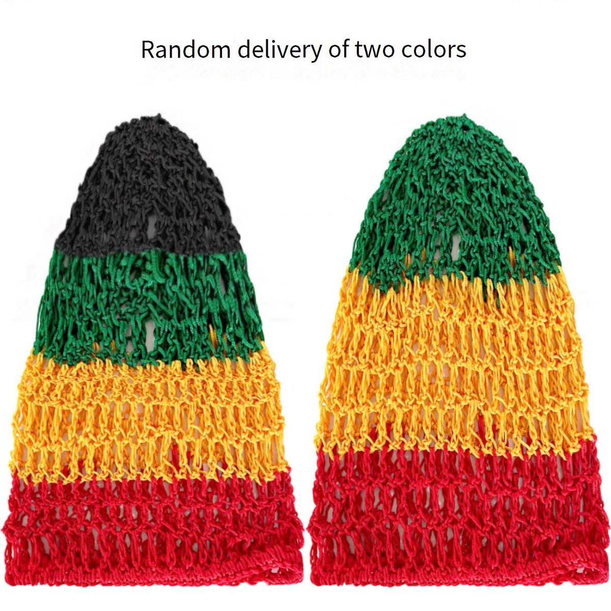 Men's Hats Hand Crocheted Mesh Sleeping Cap Drooping Hair Net Long Net Bag Thick Line Crocheted Bag Full Head Big Hat_viptrois.com