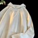 Men's Suede-Like Embroidered Hoodie – High Street Fashion Pullover With Ribbed Hem & Side Pockets, Oversized Fit (M-3XL, Grey/Black/Beige)_viptrois.com