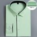 Men's Professional Long Sleeve Dress Shirt - Wrinkle-Resistant, Breathable & Versatile For Business & Interviews_viptrois.com