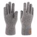 Wool touch screen gloves Warm knit half-finger gloves and fleece jacquard gloves_viptrois.com