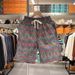 Men's Chinese Style Patchwork Print Shorts Plus Size Loose Fit Sporty Casual Retro Five Point Pants Trendy Summer Wear_viptrois.com