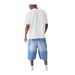 Men's Clothing Men's Denim Shorts Men's New Denim Shorts_viptrois.com