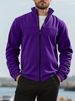 Men's Clothing New European Size Spot 380G Jacket American Autumn And Winter Plus Velvet Thick Polar Fleece Stand Collar Sweatshirt_viptrois.com