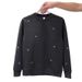 Men's Clothing Men's Long Sleeve Crewneck Sweatshirt With Heart Embroidery - Casual Loose Fit Korean Style Pullover For Spring & Autumn_viptrois.com