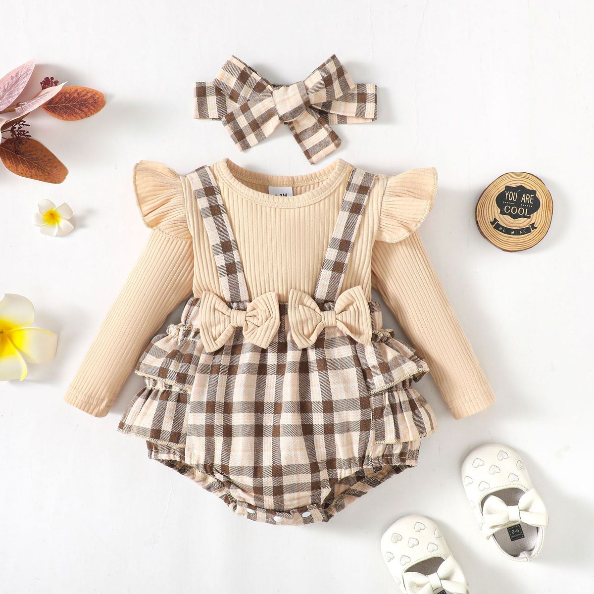 Independent Station LAZAD Platform Specializes In New Products Ribbed Plaid Suspender Jumpsuit_viptrois.com