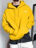 Men's Autumn And Winter Casual Fashion Loose Hooded Sweatshirt Mountain Print Warm Long Sleeved Pullover_viptrois.com