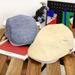 Advance Spring Summer Cotton New Style Unisex Couple Beret British Trend Men's Baseball Cap_viptrois.com