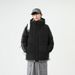 Padded Clothes Men's Large Size Hooded Striped Loose Thickened Padded Jacket Warm Casual Padded Jacket_viptrois.com