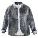 Tie Dye Retro Long Sleeved Shirt For Men, Fashionable And Versatile, Artistic And Casual Loose Top_viptrois.com