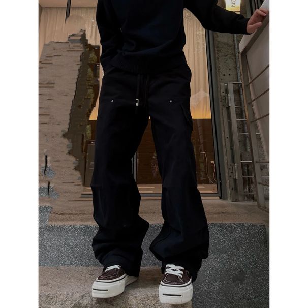 FANG Autumn Winter Fashion Heavyweight American Style Scimitar Straight Workwear Three-Dimensional Design Logging Casual_viptrois.com