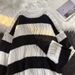 Men's Oversized Knit Sweater Minimalist Style With Relaxed Fit, Soft Crew Neck & Neutral Tones For Autumn/Winter Layering_viptrois.com