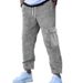 Men's Trousers Corduroy Trousers Men's Autumn Loose Straight Wide-leg Trousers Solid Color Multi-pocket Men's Casual Trousers_viptrois.com