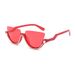 Two Circles Diamond Studded Half Frame Sunglasses - Women's Luxury Fashion Sunglasses (Model T1011)_viptrois.com