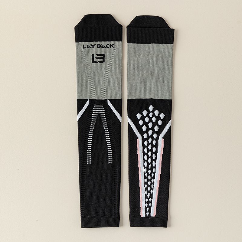 Professional Sports Compression Calf Socks Set For Running Special Pressure Knee Pads Slimming Leg Jump Rope Fitness Yoga Cycling Equipment_viptrois.com