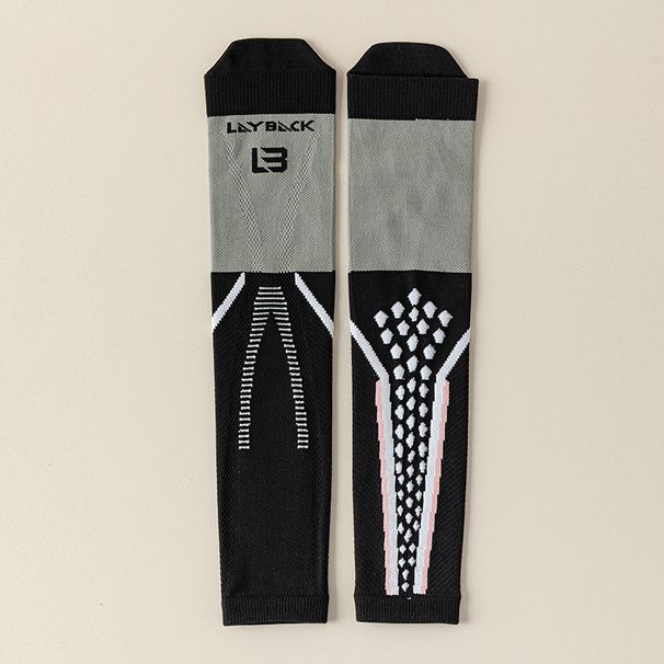 Professional Sports Compression Calf Socks Set For Running Special Pressure Knee Pads Slimming Leg Jump Rope Fitness Yoga Cycling Equipment_viptrois.com