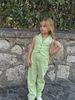Kid's Clothing Summer Hot Sale Four Color Sleeveless Cardigan Top Solid Color Suit Trousers Girls Two Piece Suit_viptrois.com