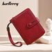 Card Bag Card Cases Women's Wallet Female High End Retro Student Accordion Wallet Card Holder Fashion Pu Zipper Small Wallet Female_viptrois.com