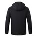 Men's smart heating jacket men's USB charging heater plus fleece thickened ski coat_viptrois.com