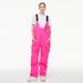 Men's & Women's Ski Bib Pants - Waterproof Windproof Snowboard Overalls For Winter Sports (Black, Army Green, Wine Red, Light Blue, Rose Pink)_viptrois.com