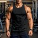 Men's Clothing Men's Sports Fitness Vest GYM Training Elastic Quick Drying Muscle Aesthetics Racerback Top For Formal & Casual_viptrois.com
