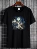 Wolf Ripping T Shirt Meme Funny Sitting For Graphic Top For Everyday Wear Homme Stylish Soft Stretched Slightly Comfortable Versatile Summer_viptrois.com