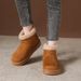 Fleece And Thickened Warm Short-leg Snow Cotton Boots For Women In 2025-1_viptrois.com