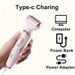 4-in-1 Electric Razor Women Rechargeable Painless Hair Trimmer For Face Nose Legs Underarm Bikini Portable Grooming Kit_viptrois.com