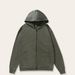 Vintage Washed Zip-Up Hoodie – Heavyweight Cotton Distressed Pullover For Men, Retro Streetwear (L-XXXXL, Black/Grey/Army Green)_viptrois.com