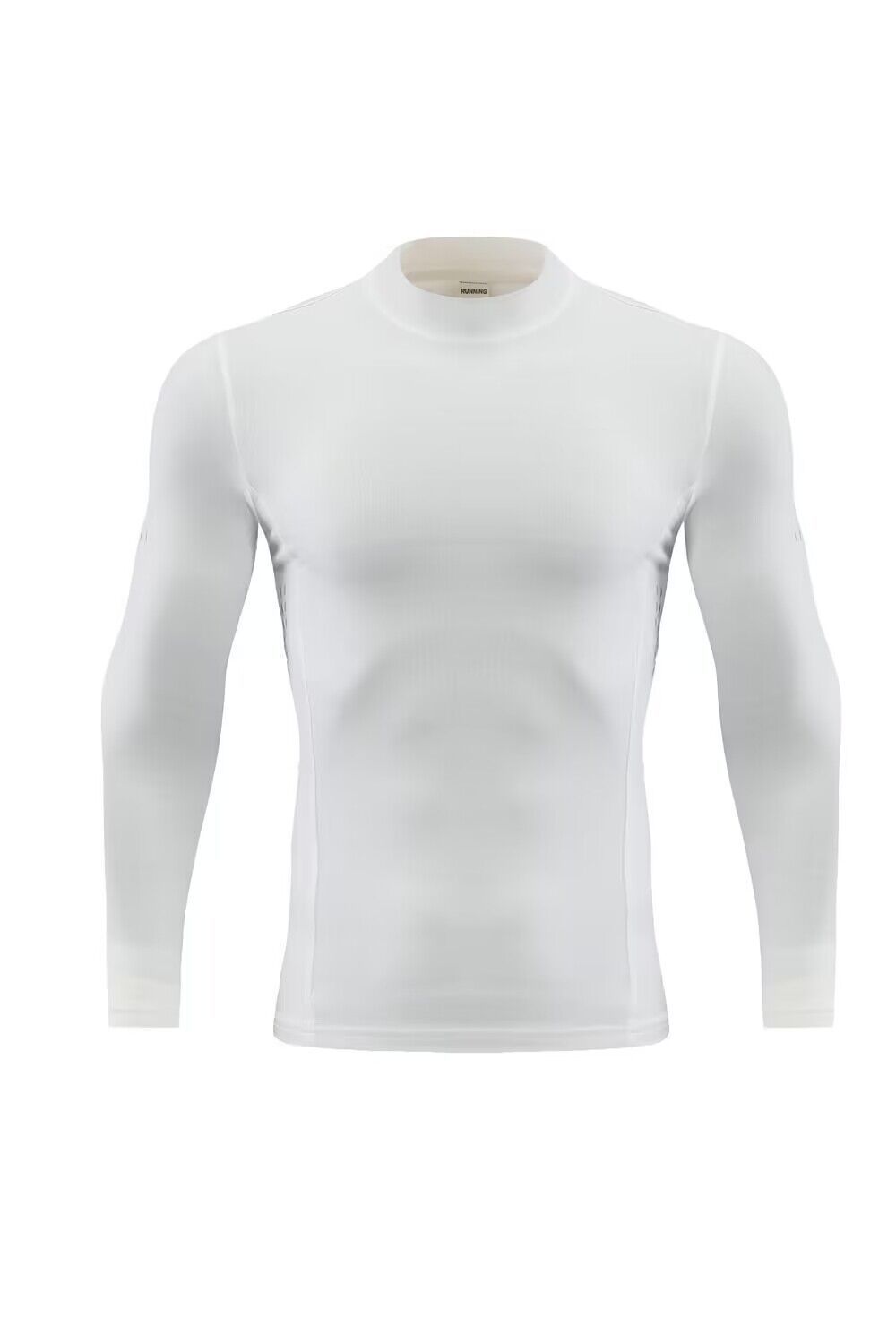 Men's Clothing Long-Sleeved Fitness Clothes Quick-Drying Running Training Sports t-Shirt Breathable High-Elastic Bottoming Top_viptrois.com