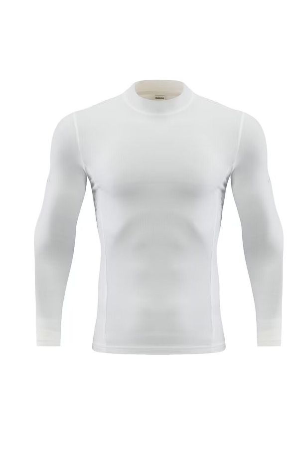 Men's Clothing Long-Sleeved Fitness Clothes Quick-Drying Running Training Sports t-Shirt Breathable High-Elastic Bottoming Top_viptrois.com