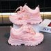 Children's Sports Shoes 2025 Spring And Summer New Girls' Dad Shoes Breathable Mesh Casual Versatile Boys' Running Shoes_viptrois.com