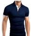 New Summer Stritching Men's Shorts Sleeve Polo S-5XL Men Tee Shirt_viptrois.com