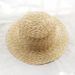 Flat Top Summer Japanese Classic Simple Wide Brim Women's Sun Protection Straw Hat_viptrois.com