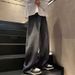 Men' Gradient Wide Leg Pant 2025 Spring And Autumn New Tyle Looe Autumn Traight Tube Handome Veratile Trendy_viptrois.com