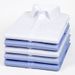 Premium 100s 2-Ply Non-Iron Cotton Dress Shirt For Men – Wrinkle-Resistant Business Formal Shirt In Extended Sizes (S-8XL)_viptrois.com